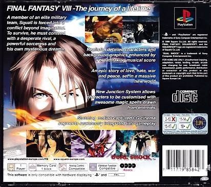 Final Fantasy VIII - PS1 (B Grade) (Genbrug)
